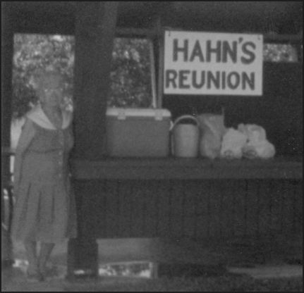 Dovey Hahn at a Hahn Reunion